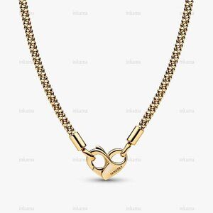 Pandora Studded Chain Necklace